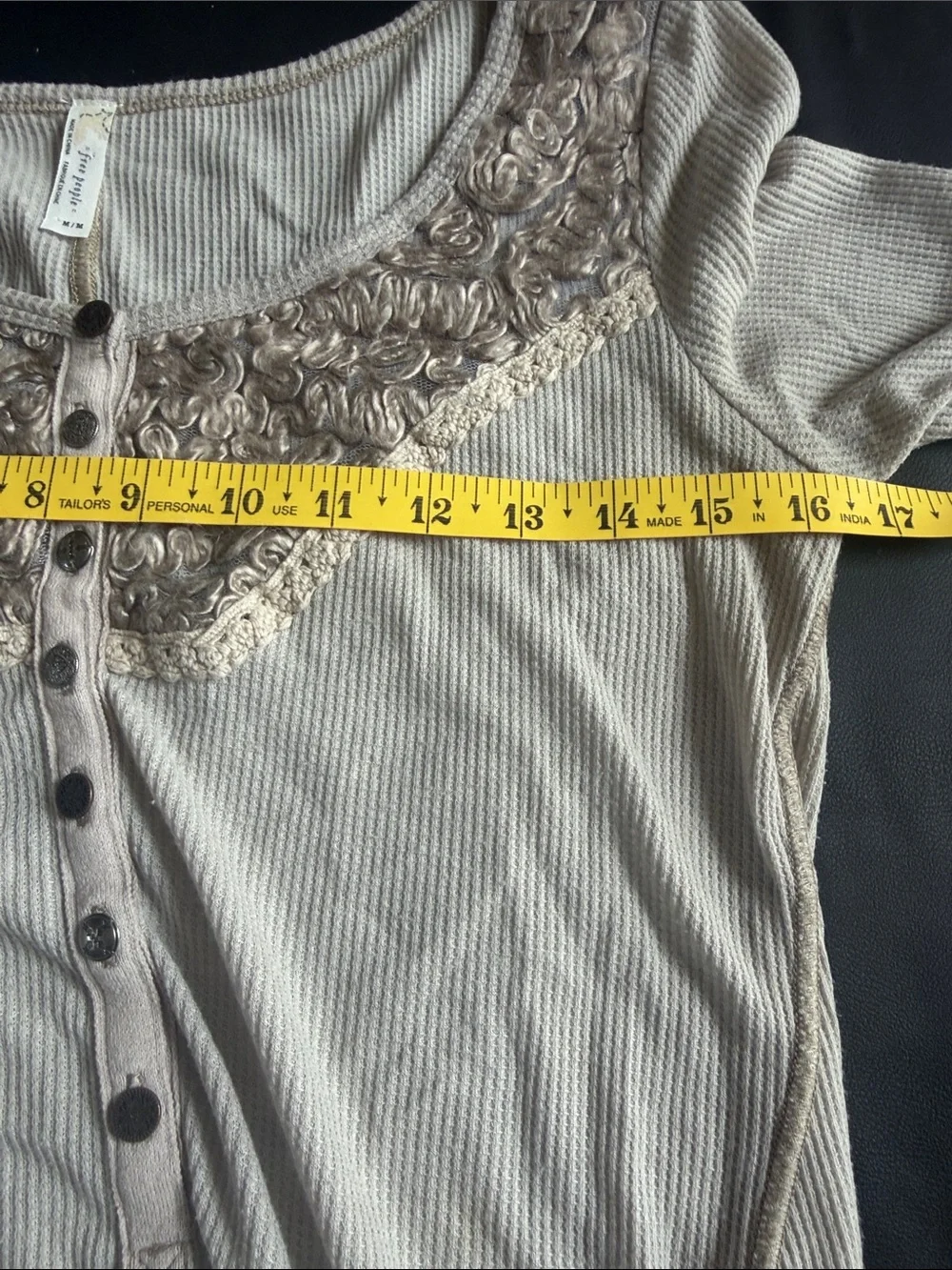 Free People measurements fabric